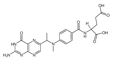 N-[4-[[1-(2-Amino-4-hydroxy-6-pteridinyl)ethyl]methylamino]benzoyl]-L-glutamic acid picture