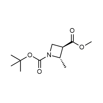 1-(Tert-butyl) 3-methyl (2S,3R)-2-methylazetidine-1,3-dicarboxylate picture