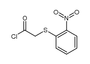 (2-nitro-phenylsulfanyl)-acetyl chloride Structure