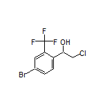 1-[4-溴-2-(三氟甲基)苯基]-2-氯乙醇结构式