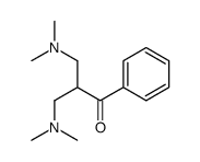 3-(dimethylamino)-2-[(dimethylamino)methyl]-1-phenylpropan-1-one Structure