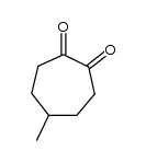 5-Methyl-cycloheptandion-1,2结构式