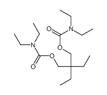 [2-(diethylcarbamoyloxymethyl)-2-ethylbutyl] N,N-diethylcarbamate Structure