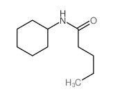 Pentanamide,N-cyclohexyl- structure