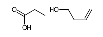 but-3-en-1-ol,propanoic acid结构式