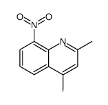 8-Nitro-2,4-dimethylquinoline结构式