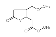 METHYL 2-[3-(METHOXYMETHYL)-5-OXO-2-PYRROLIDINYL]ACETATE structure