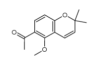 1-(5-methoxy-2,2-dimethyl-2H-chromen-6-yl)ethanone Structure