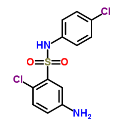 5-AMINO-2-CHLORO-N-(4-CHLORO-PHENYL)-BENZENESULFONAMIDE Structure