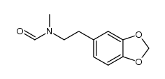 N-(2-benzo[1,3]dioxol-5-yl-ethyl)-N-methyl-formamide结构式