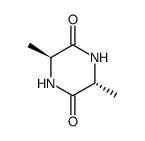 cyclo-(D-alanyl-L-alanine)结构式