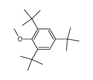 1,3,5-叔丁基苯甲醚结构式