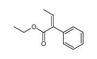 ethyl 2-phenyl-2-butenoate Structure