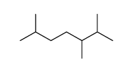 2,3,6-Trimethylheptane. Structure