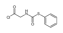 N-phenylsulfanylcarbonyl-glycyl chloride Structure