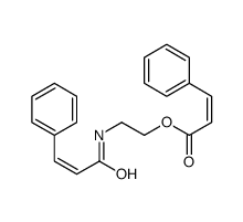 2-[[(E)-3-phenylprop-2-enoyl]amino]ethyl (E)-3-phenylprop-2-enoate Structure