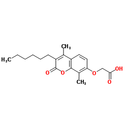 [(3-Hexyl-4,8-dimethyl-2-oxo-2H-chromen-7-yl)oxy]acetic acid picture