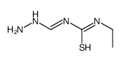 1-ethyl-3-(hydrazinylmethylidene)thiourea结构式