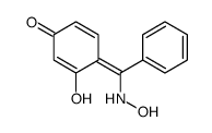 3-hydroxy-4-[(hydroxyamino)-phenylmethylidene]cyclohexa-2,5-dien-1-one结构式