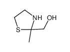 (2-methyl-1,3-thiazolidin-2-yl)methanol结构式