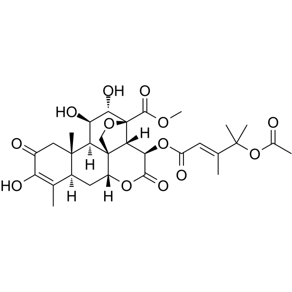 鸦胆醇结构式