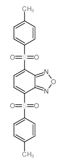 4,7-Bis(p-tolylsulfonyl)benzofurazan结构式