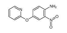 2-nitro-4-pyridin-2-yloxyaniline结构式