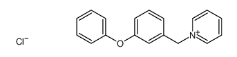 1-[(3-phenoxyphenyl)methyl]pyridin-1-ium,chloride结构式