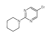 5-溴-2-(哌啶-1-基)嘧啶结构式