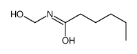 N-(hydroxymethyl)hexanamide Structure