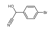 2-(4-溴苯基)-2-羟基乙腈结构式