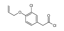 2-(3-chloro-4-prop-2-enoxyphenyl)acetyl chloride Structure