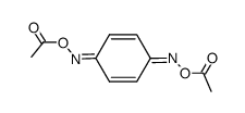 [1,4]benzoquinone-trans-bis-(O-acetyl oxime )结构式