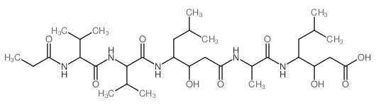 Sodium pepsinostreptin结构式