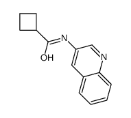 Cyclobutanecarboxamide, N-3-quinolinyl- (9CI) structure