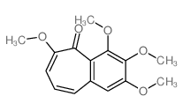 5H-Benzocyclohepten-5-one,2,3,4,6-tetramethoxy-结构式