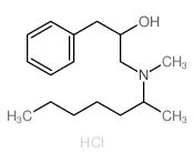 Benzeneethanol, a-[[methyl(1-methylhexyl)amino]methyl]-,hydrochloride (1:1) picture