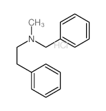 Benzeneethanamine,N-methyl-N-(phenylmethyl)-, hydrochloride (1:1) structure