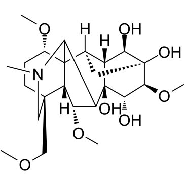 次乌头原碱结构式