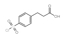 3-(4-(CHLOROSULFONYL)PHENYL)PROPANOIC ACID Structure