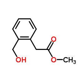 methyl (2-hydroxymethylphenyl)acetate Structure