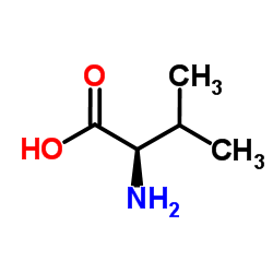 H-D-Val-OH Structure