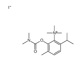 [2-(dimethylcarbamoyloxy)-3-methyl-6-propan-2-ylphenyl]-trimethylazanium,iodide结构式