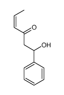 1-hydroxy-1-phenylhex-4-en-3-one Structure