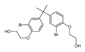 2-[2-bromo-4-[2-[3-bromo-4-(2-hydroxyethoxy)phenyl]propan-2-yl]phenoxy]ethanol Structure