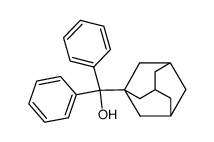 α,α-diphenyl-1-tricyclo[3.3.1.1.(3,7)]decanemethanol结构式