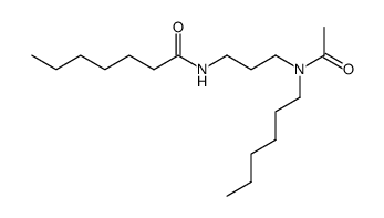 N-[3-(N-Acetylhexylamino)propyl]heptanamide结构式