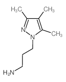 [3-(3,4,5-三甲基-1H-吡唑-1-基)丙基]胺图片