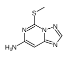 5-methylsulfanyl-[1,2,4]triazolo[1,5-c]pyrimidin-7-amine Structure