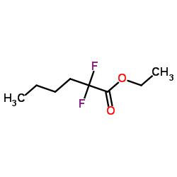 Ethyl 2,2-difluorohexanoate Structure